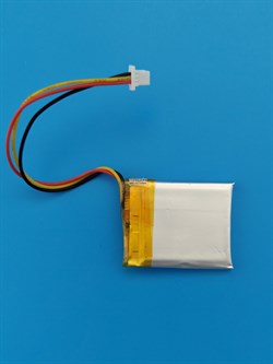 Аккумулятор 3.7v 300mAh 3pin 3 провода + разъем (фишка) коннектор 402530 Li-Pol универсальная аккумуляторная батарея 4x25x30 - фото 206346