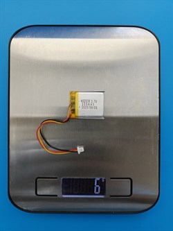 Аккумулятор 3.7v 300mAh 3pin 3 провода + разъем (фишка) коннектор 402530 Li-Pol универсальная аккумуляторная батарея 4x25x30 - фото 206347