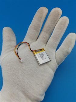 Аккумулятор 3.7v 300mAh 3pin 3 провода + разъем (фишка) коннектор 402530 Li-Pol универсальная аккумуляторная батарея 4x25x30 - фото 206348