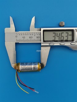Аккумуляторная батарея CL13300 1Icr13/30 500mAh 3 провода c платой 1.85 Wh 3.7v для зарядного кейса беспроводных наушников - фото 206421