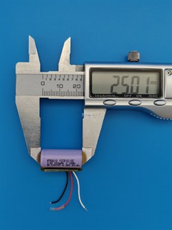 Аккумуляторная батарея NTA3610 1Icr12/25 3 провода c платой 3.8v 300mah 1.14Wh для зарядного кейса беспроводных наушников - фото 206447