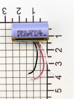 Аккумуляторная батарея NTA3610 1Icr12/25 3 провода c платой 3.8v 300mah 1.14Wh для зарядного кейса беспроводных наушников - фото 206449