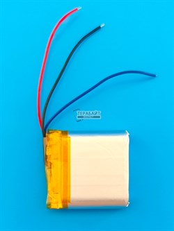 Аккумулятор 3.7v 750mAh 3pin 803030 Li-Pol универсальная аккумуляторная батарея 8x30x30 3 провода - фото 206721