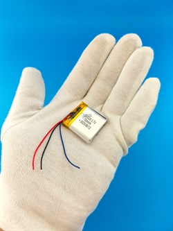Аккумулятор 3.7v 750mAh 3pin 803030 Li-Pol универсальная аккумуляторная батарея 8x30x30 3 провода - фото 206723