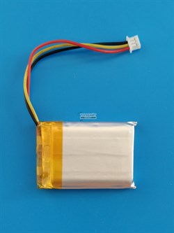 Аккумулятор 3.7v 500mAh 3pin 3 провода + разъем (фишка) коннектор 572535 Li-Pol универсальная аккумуляторная батарея 5.7x25x35 - фото 207149