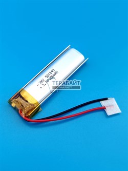 Аккумулятор для видеорегистратора 3.7v 90mAh 2pin 2 провода (плата версия v2) (батарея на видеорегистратор универсальная) - фото 207195