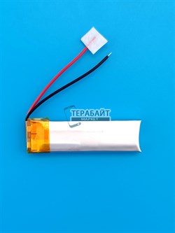 Аккумулятор для видеорегистратора 3.7v 90mAh 2pin 2 провода (плата версия v2) (батарея на видеорегистратор универсальная) - фото 207199