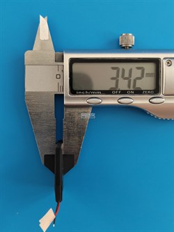Аккумуляторная батарея аналог bw20 2 провода 262mah для фитнес браслета зарядного кейса футляра беспроводных наушников - фото 207339