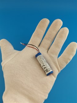 Аккумуляторная батарея 14500 2 провода 730mah 3.6V 2.628Wh - фото 207355