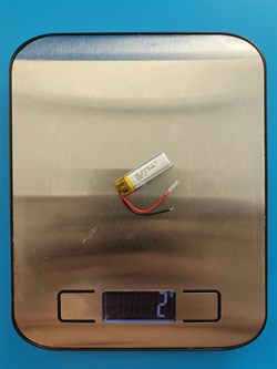 Аккумулятор 3.7v 90mAh 2pin 2 провода 401030 Li-Pol универсальная аккумуляторная батарея 4x10x30 - фото 207395