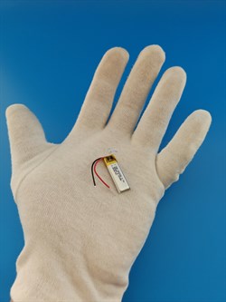 Аккумулятор 3.7v 90mAh 2pin 2 провода 401030 Li-Pol универсальная аккумуляторная батарея 4x10x30 - фото 207398