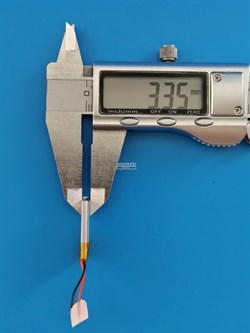 Аккумулятор 3.7v 80mAh 2pin 2 провода 351523 Li-Pol универсальная аккумуляторная батарея 3.5x15х23 - фото 207409