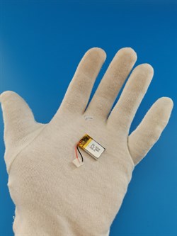 Аккумулятор 3.7v 80mAh 2pin 2 провода 351523 Li-Pol универсальная аккумуляторная батарея 3.5x15х23 - фото 207412