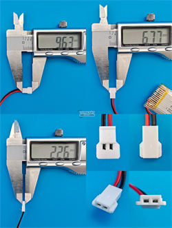 Аккумулятор высокотоковый 25C Li-po XH2.54 3.7v 600mAh 2pin 2 провода 802540 батарея для квадрокоптеров и радиоуправляемых моделей - фото 207462