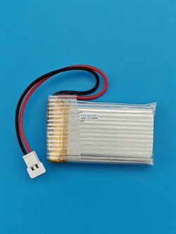 Аккумулятор высокотоковый 25C Li-po XH2.54 3.7v 600mAh 2pin 2 провода 802540 батарея для квадрокоптеров и радиоуправляемых моделей - фото 207466