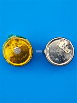Sennheiser Momentum 2 аккумуляторы для наушников (2шт комплект) lir zj1254c 55mAh 3.7v 0.204Wh левый и правый разные - фото 207547