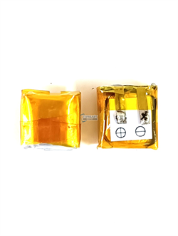 Аккумулятор для наушников 3.7v 40mAh 5x10x10 (2шт комплект) аккумуляторная батарейка подходит на блютуз наушники и гарнитуры - фото 207775