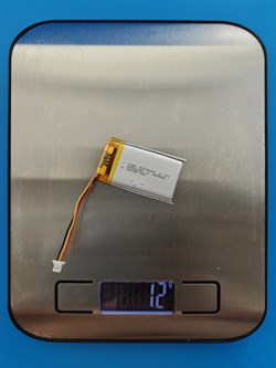 Аккумулятор универсальный литий полимерный li-pol 3.7v вольт 3pin 3 провода с платой + коннектор (разъем фишка) 650mAh 602540 размеры батареи 6х25х40 - фото 208011