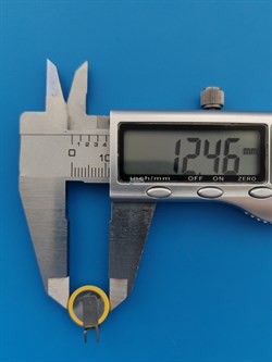 Аккумулятор LiIon (литий-ионный) 3v вольт 2pin 2 контакта 18mAh Panasonic ML1220 - фото 208570