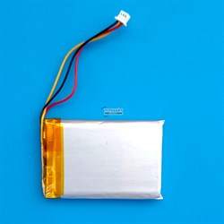 Аккумулятор универсальный литий полимерный li-pol 3.7v вольт 3pin 3 провода с платой + коннектор (разъем фишка) подходит для беспроводных наушников Razer Kraken V4 Pro (совместимая батарея) - фото 208658