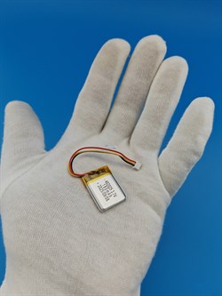 Аккумулятор универсальный литий полимерный li-pol 3.7v вольт 3pin 3 провода с платой + коннектор (разъем фишка) подходит для беспроводной мышки WLMOUSE Beast X Mini Pro (совместимая батарея) - фото 208770