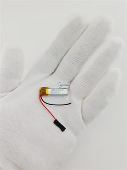 Аккумулятор универсальный литий полимерный li-pol 3.7v вольт 2pin 2 провода с платой подходит для стилуса Logitech Crayon (совместимая батарея) - фото 208783