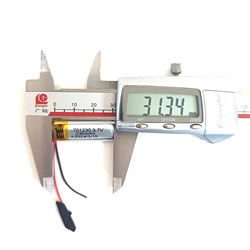 Аккумулятор универсальный литий полимерный li-pol 3.7v вольт 2pin 2 провода с платой подходит для видеорегистратора Artway MD-110 (совместимая батарея) - фото 208809