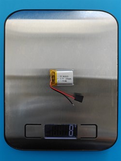 Аккумулятор универсальный литий полимерный li-pol 3.7v вольт 2pin 2 провода с платой подходит для фонарика Nitecore TINI3 (совместимая батарея) - фото 208887