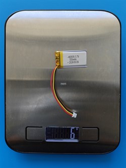 Аккумулятор универсальный литий полимерный li-pol 3.7v вольт 3pin 3 провода с платой + коннектор (разъем фишка) 350mAh 402035 размеры батареи 4x20x35 - фото 209171