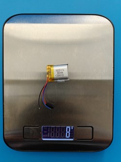 Аккумулятор универсальный литий полимерный li-pol 3.7v вольт 3pin 3 провода с платой 450mAh 102025 размеры батареи 10х20х25 - фото 209211