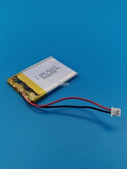 Аккумулятор универсальный литий полимерный li-pol 3.7v вольт 2pin 2 провода с платой + коннектор (разъем фишка) 220mAh 302535 032535 размеры батареи 3x25x35 - фото 209231