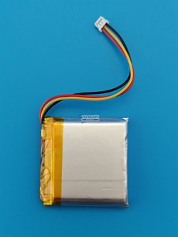 Аккумулятор универсальный литий полимерный li-pol 3.7v вольт 3pin 3 провода с платой + разъем (фишка) коннектор 1100mAh 723938 размеры батареи 7.2x39x38 - фото 209476