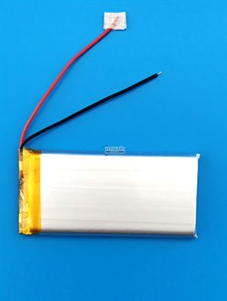 Аккумулятор универсальный литий полимерный li-pol 3.7v вольт 2pin 2 провода с платой 2800mAh 683982 размеры батареи 6.8x39x82 - фото 209560