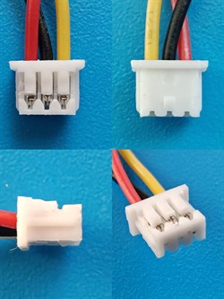 Аккумулятор универсальный литий полимерный li-pol 3.7v вольт 3pin 3 провода с платой + разъем (фишка) коннектор 3000mAh 684875 размеры батареи 6.8x48x75 - фото 209580