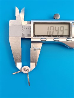Аккумулятор LiIon (литий-ионный) 3.85v вольт 2pin 2 контакта 45mAh подходит для беспроводных наушников JBL Live Free 2 (совместимая батарея) - фото 209705