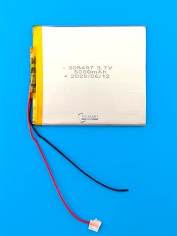 Аккумулятор универсальный литий полимерный li-pol 3.7v вольт 2pin 2 провода с платой подходит для электронной книги ONYX BOOX Edison (совместимая батарея) - фото 209739