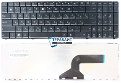 Клавиатура для ноутбука Asus K53by черная без рамки - фото 60351