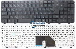 Клавиатура для ноутбука HP Pavilion dv6-6030er черная - фото 61023