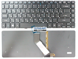 Клавиатура для ноутбука Acer Aspire M3-481T с подсветкой