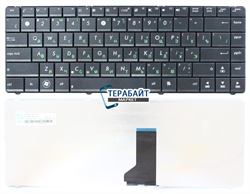 Клавиатура для ноутбука Asus N43 черная без рамки - фото 61167