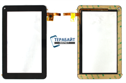 Тачскрин для планшета Prestigio Multipad 7.0" Ultra+ PMP3570C черный