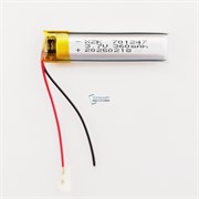 Аккумулятор 3.7v 360mAh 2pin 2 провода 701247 Li-Pol универсальная аккумуляторная батарея 7x12x47