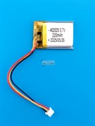 Аккумулятор 3.7v 220mAh 3pin 3 провода + разъем (фишка) коннектор 402025 Li-Pol универсальная аккумуляторная батарея 4x20x25
