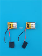 Аккумулятор 501012 для беспроводных наушников 3.7v 40mAh 5x10x12 (2шт в комплекте) 2 провода с платой аккумуляторная батарейка подходит на блютуз наушники и гарнитуры