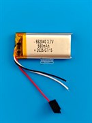 Аккумулятор 3.7v 580mAh 3pin 3 провода 652040 Li-Pol универсальная аккумуляторная батарея 6.5x20х40