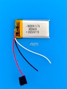 Аккумулятор 3.7v 400mAh 3pin 3 провода 502035 Li-Pol универсальная аккумуляторная батарея 5x20х35