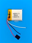 Аккумулятор 3.7v 300mAh 3pin 3 провода 402530 Li-Pol универсальная аккумуляторная батарея 4x25х30