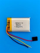 Аккумулятор 3.7v 600mAh 3pin 3 провода 502540 Li-Pol универсальная аккумуляторная батарея 5x25х40