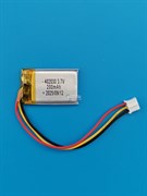 Аккумулятор 3.7v 200mAh 3pin 3 провода + разъем (фишка) коннектор 402030 Li-Pol универсальная аккумуляторная батарея 4x20x30