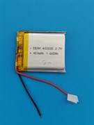 Аккумулятор 3.7v 450mAh 2pin 2 провода 403035 Li-Pol универсальная аккумуляторная батарея 4x30х35